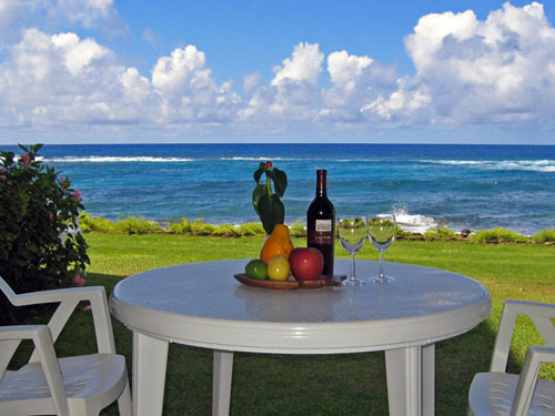 Lanai from Living Room