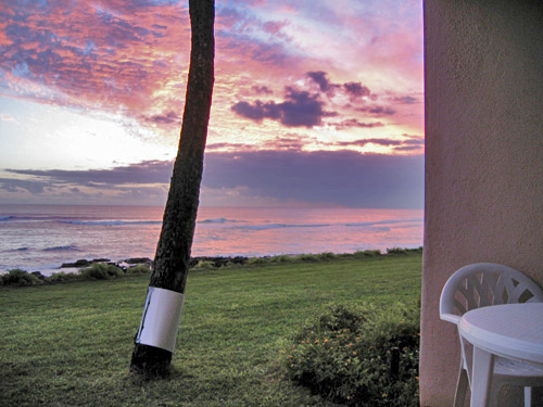 Enjoy a sunset from Lanai